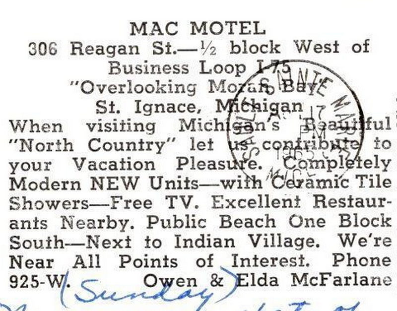 Mac Motel - Postcard